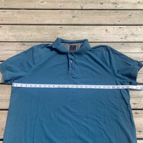 💜 Denver Hayes Men's Classic Fit Polo Shirt - Blue - Size 2XL/2TG - Picture 5 of 5